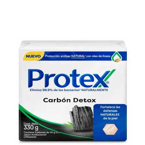 JABON PROTEX CARBON DETOX 3UNID X 110GR