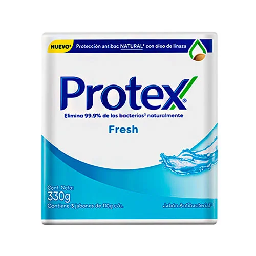 JABON PROTEX FRESH 3UNID X 110GR